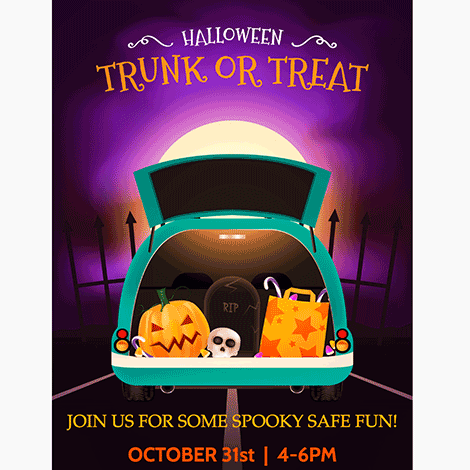 Trunk or Treat Halloween Event